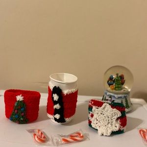 3 for $10 holiday drink cozies